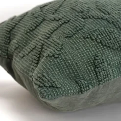 Pillows-Kirkland's Home Stonewash Botanical Pillow Green