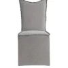 Dining Chairs-Kirkland's Home Stonewash Fringe Slipcover Dining Chairs, Set Of 2 Gray