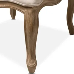 Accent Chairs-Kirkland's Home Streaked Antique Accent Chair Ivory