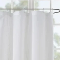 Shower Curtains-Kirkland's Home Stripe Ombre Shower Curtain Gray