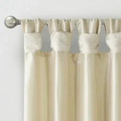 Curtains & Drapes-Kirkland's Home Stripe Ricci Out Curtain Shade, 31 In. Black