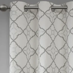 Curtains & Drapes-Kirkland's Home Stripe Sheer Curtain Panel Set, 96 In. Ivory