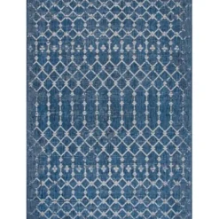 Outdoor Rugs-Kirkland's Home Stripe Weave Sun Shower Outdoor Area Rug, 5X8 Black/Ivory