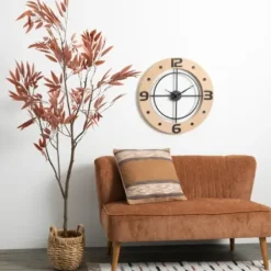 Pillows-Kirkland's Home Striped Sienna Textured Pillow Brown