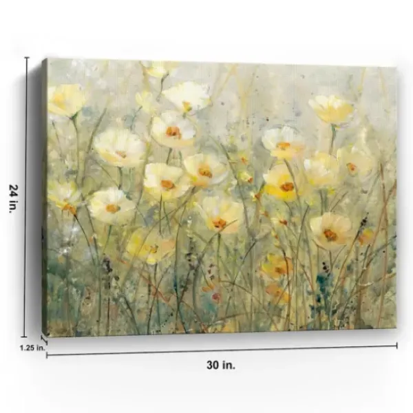 Canvas Art-Kirkland's Home Summer In Bloom I Canvas Art Print, 24X30 In. Yellow/Green