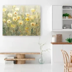 Canvas Art-Kirkland's Home Summer In Bloom I Canvas Art Print, 24X30 In. Yellow/Green