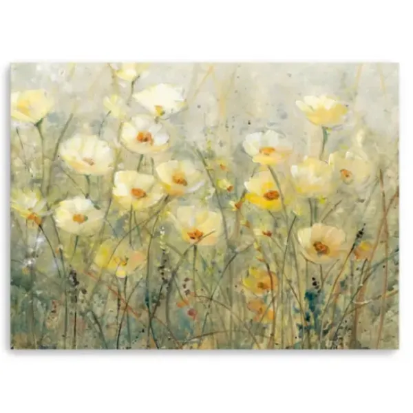 Canvas Art-Kirkland's Home Summer In Bloom Ii Canvas Art Print, 40X30 In. Green/Yellow