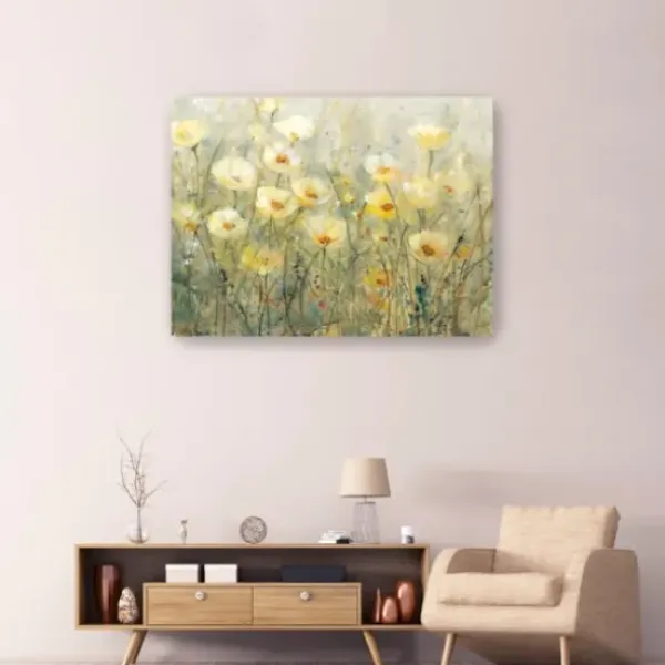 Canvas Art-Kirkland's Home Summer In Bloom Iii Canvas Art Print, 48X36 In. Green/Yellow