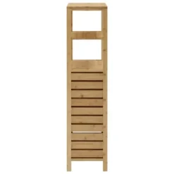 Bathroom Furniture-Kirkland's Home Sumter Bamboo Shelves And Cabinet