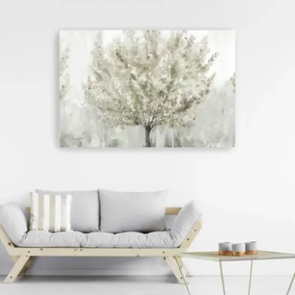 Canvas Art-Kirkland's Home Sun Kissed Blossoms Giclee Canvas Art Print White/Gray/Green