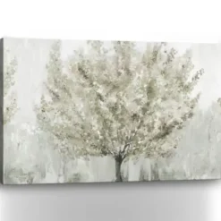 Canvas Art-Kirkland's Home Sun Kissed Blossoms Giclee Canvas Art Print White/Gray/Green