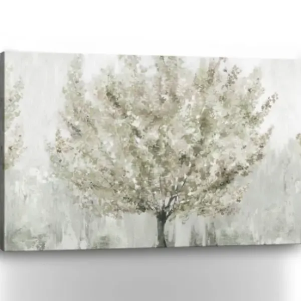 Canvas Art-Kirkland's Home Sun Kissed Blossoms Giclee Canvas Art Print White/Gray/Green