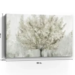 Canvas Art-Kirkland's Home Sun Kissed Blossoms Giclee Canvas Art Print White/Gray/Green