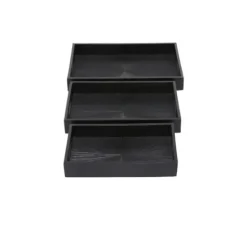 Decorative Trays-Kirkland's Home Sun Star 2-Pc. Mirrored Tray Set Gold