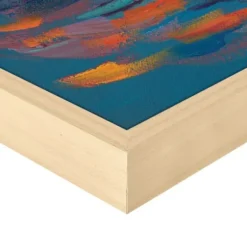 Canvas Art-Kirkland's Home Sunset In Mykonos Framed Canvas Art Print Blue/Multi