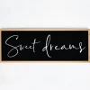 Wall Quotes & Signs-Kirkland's Home Sweet Dreams Wood Frame Wall Plaque Black