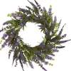 Wreaths-Kirkland's Home Swirled Lavender And Greenery Wreath Purple/Green