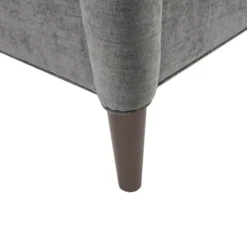 Accent Chairs-Kirkland's Home Swoop Arm Upholstered Accent Chair Gray