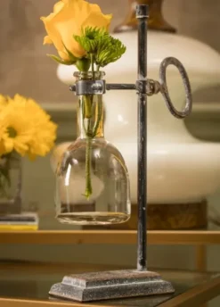Vases-Kirkland's Home Tall Jug Vase With Rope Handle White