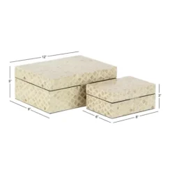 Baskets & Boxes-Kirkland's Home Tan And Black Woven Baskets, Set Of 2 Tan/Black