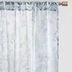 Curtains & Drapes-Kirkland's Home Tan Deena Curtain Panel Set, 84 In. Tan/Ivory