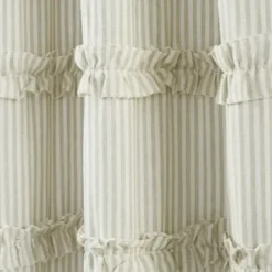 Curtains & Drapes-Kirkland's Home Tan Deena Curtain Panel Set, 96 In. Tan/White