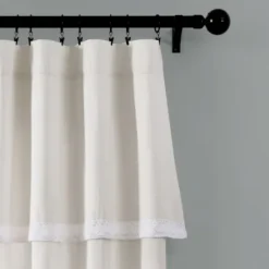 Curtains & Drapes-Kirkland's Home Tan Floral 2-Pc. Curtain Panel Set, 84 In. Tan/White