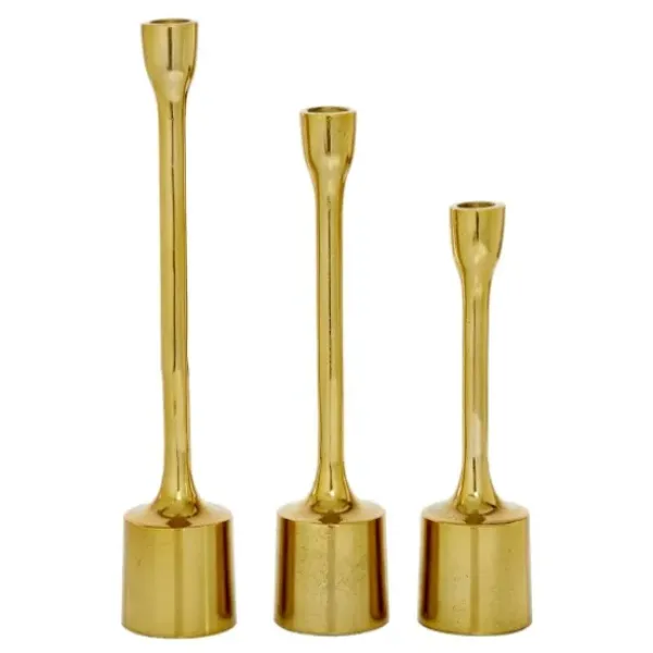 Candle Holders-Kirkland's Home Taper Candle Holders, Set Of 3 Gold