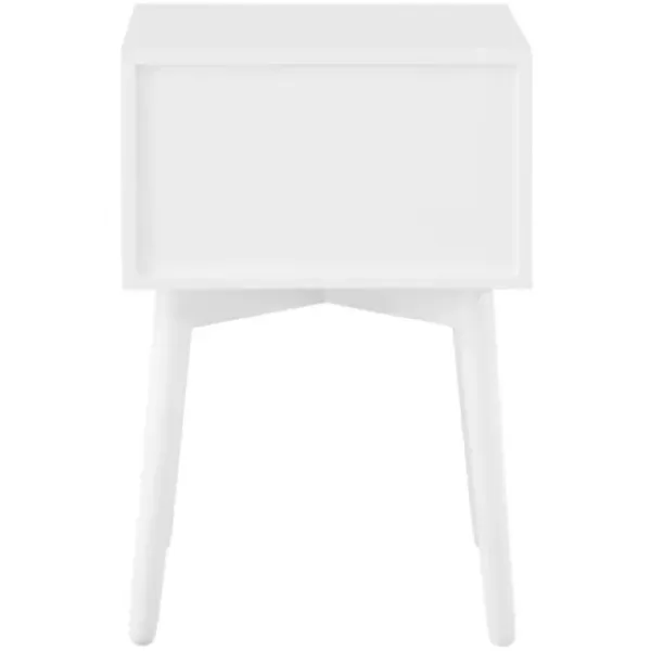 Nightstands-Kirkland's Home Tapered 2-Drawer Nightstand White