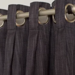 Curtains & Drapes-Kirkland's Home Taupe Chenille Single Curtain Panel, 84 In. Tan
