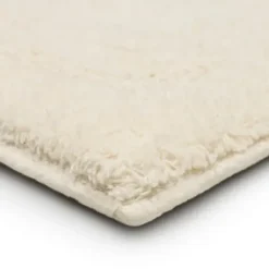 Bathroom Rugs-Kirkland's Home Taupe High Pile Marshmallow Bath Mat, 30 In. Ivory