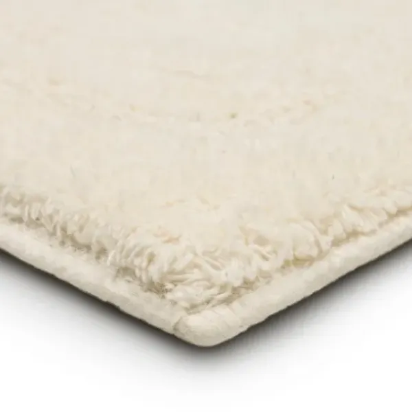 Bathroom Rugs-Kirkland's Home Taupe High Pile Marshmallow Bath Mat, 30 In. Ivory