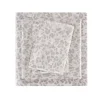Bed Sheets-Kirkland's Home Taupe Leopard Print Satin 4-Pc. Full Sheet Set White/Tan