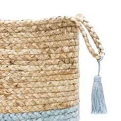 Baskets & Boxes-Kirkland's Home Taupe Trellis Paw Print Storage Basket, 18 In. Tan