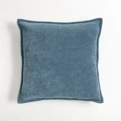 Pillows-Kirkland's Home Teal Chenille Throw Pillow Blue