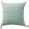 Pillows-Kirkland's Home Teal Dobby Loomed Pillow Blue