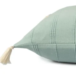 Pillows-Kirkland's Home Teal Dobby Loomed Pillow Blue