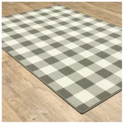 Outdoor Rugs-Kirkland's Home Teal Starfish Border Outdoor Area Rug, 5X7 Blue/Tan/White