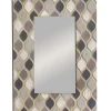 Decorative Mirrors-Kirkland's Home Teardrop Dimensional Wood Wall Mirror