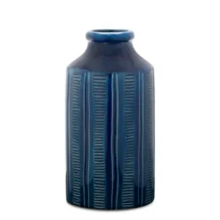 Vases-Kirkland's Home Terracotta Bottle Vases, Set Of 3 White