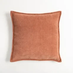 Pillows-Kirkland's Home Terracotta Chenille Throw Pillow Orange