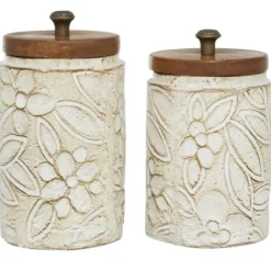 Decorative Bowls & Jars-Kirkland's Home Textured Decorative Cone Bowl White