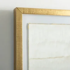 Framed Art-Kirkland's Home The Golden Abstract Ii Framed Art Print White/Tan/Gold