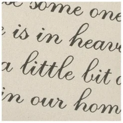 Pillows-Kirkland's Home There Is A Little Bit Of Heaven In Our Home Pillow Tan/Black