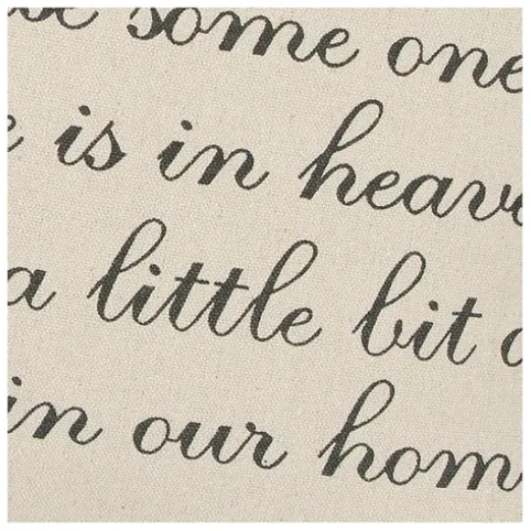 Pillows-Kirkland's Home There Is A Little Bit Of Heaven In Our Home Pillow Tan/Black