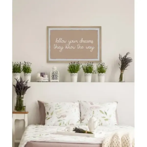 Wall Quotes & Signs-Kirkland's Home They Know The Way Framed Wall Plaque Tan/White