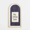 Wall Quotes & Signs-Kirkland's Home This Feels Like Home Arched Wall Plaque Blue/White