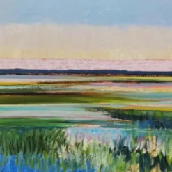 Framed Art-Kirkland's Home Tidal Waters Framed Art Print Green/Blue