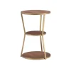 Accent & End Tables-Kirkland's Home Tiered Hourglass Accent Table Gold