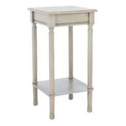 Accent & End Tables-Kirkland's Home Tilley Beige Classic Square Accent Table Tan